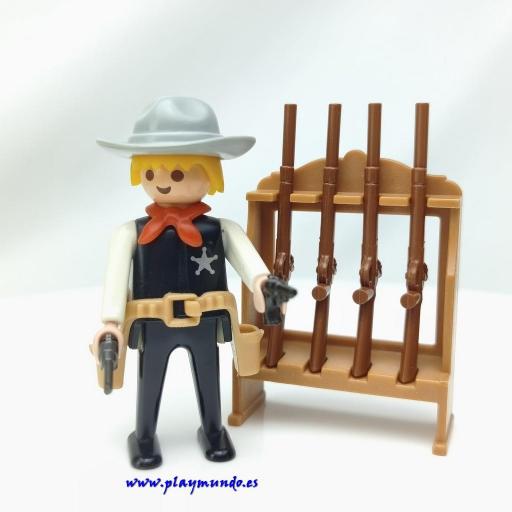 PLAYMOBIL 3381 SHERIFF OESTE WESTERN (AÑO 1987 - 1992) [0]