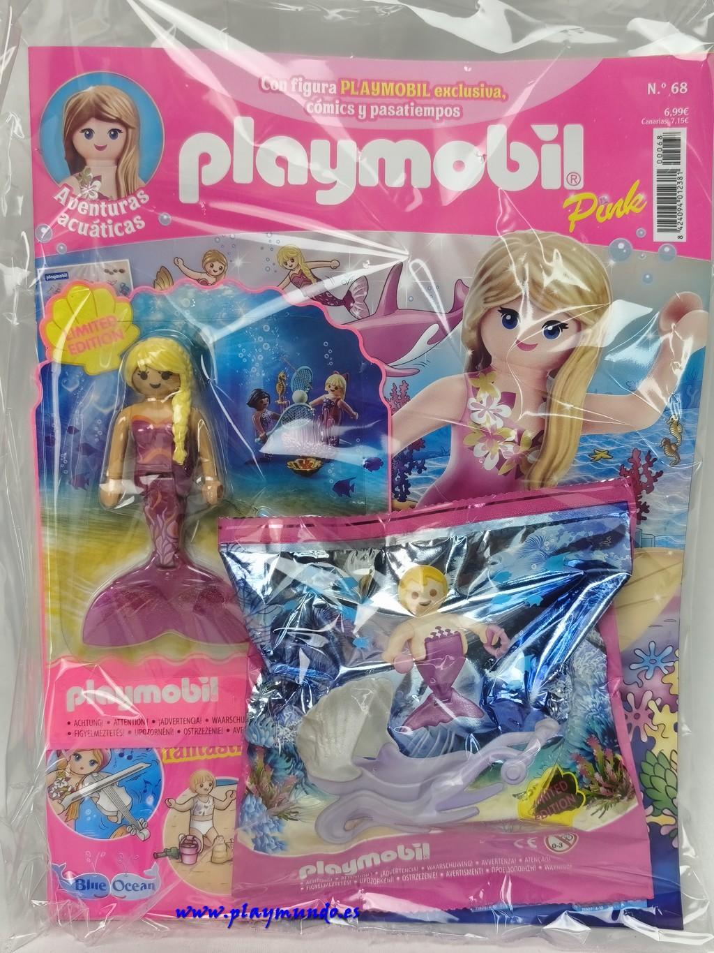PLAYMOBIL REVISTA PINK Nº68 SIRENA Y BEBE SIRENA CON COCHECITO (SEPTIEMBRE 2026)