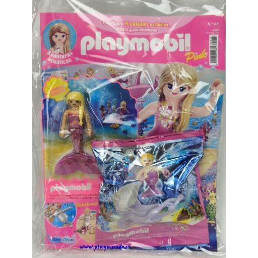 PLAYMOBIL REVISTA PINK Nº68 SIRENA Y BEBE SIRENA CON COCHECITO (SEPTIEMBRE 2026)  [0]