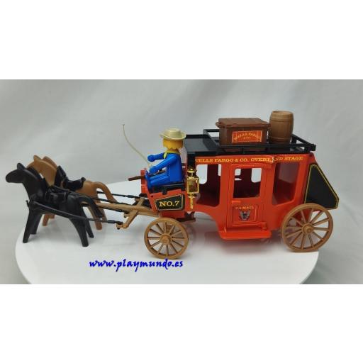 PLAYMOBIL 3245 DILIGENCIA OESTE  AÑO 1977 - 1989) [5]