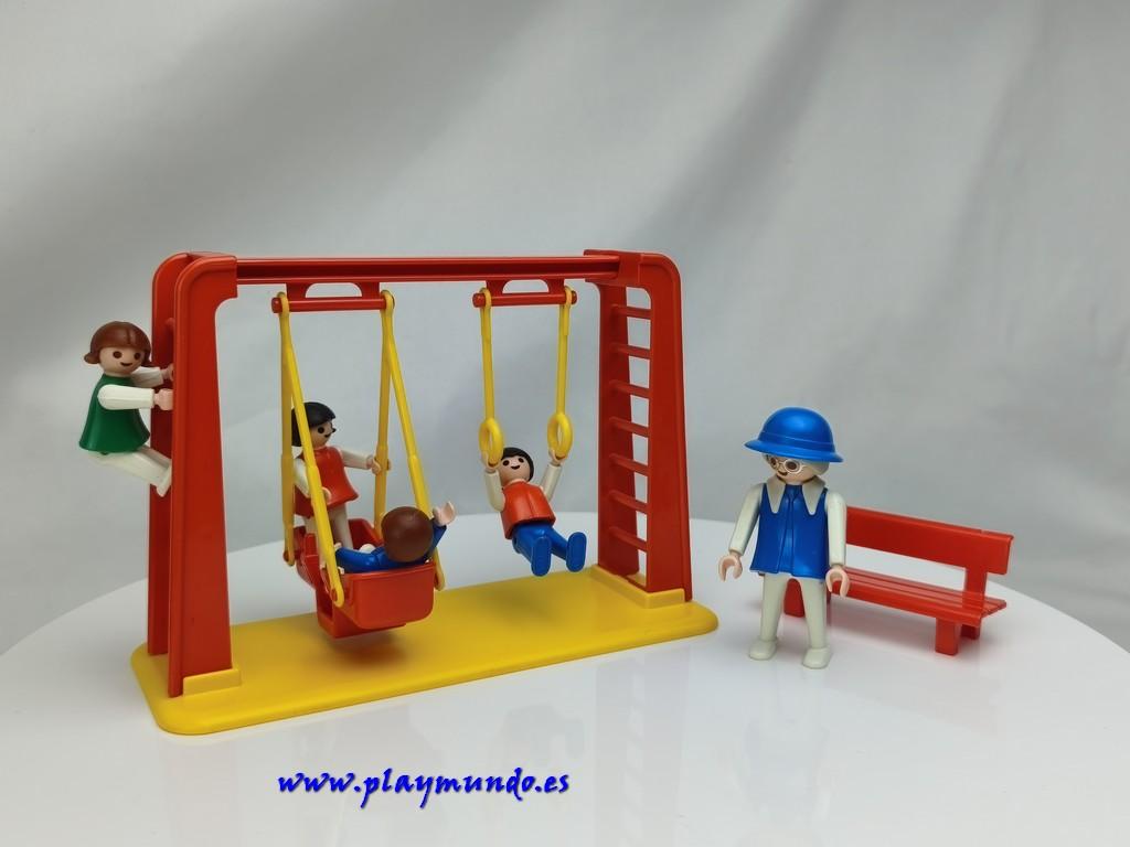 PLAYMOBIL 3552 NIÑOS CON COLUMPIO (AÑO 1988 - 1993)