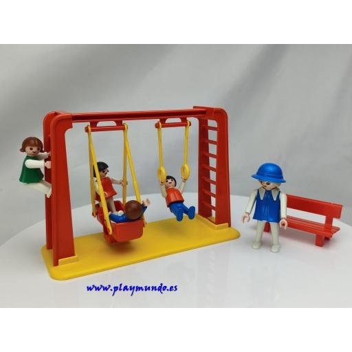 PLAYMOBIL 3552 NIÑOS CON COLUMPIO (AÑO 1988 - 1993) [1]