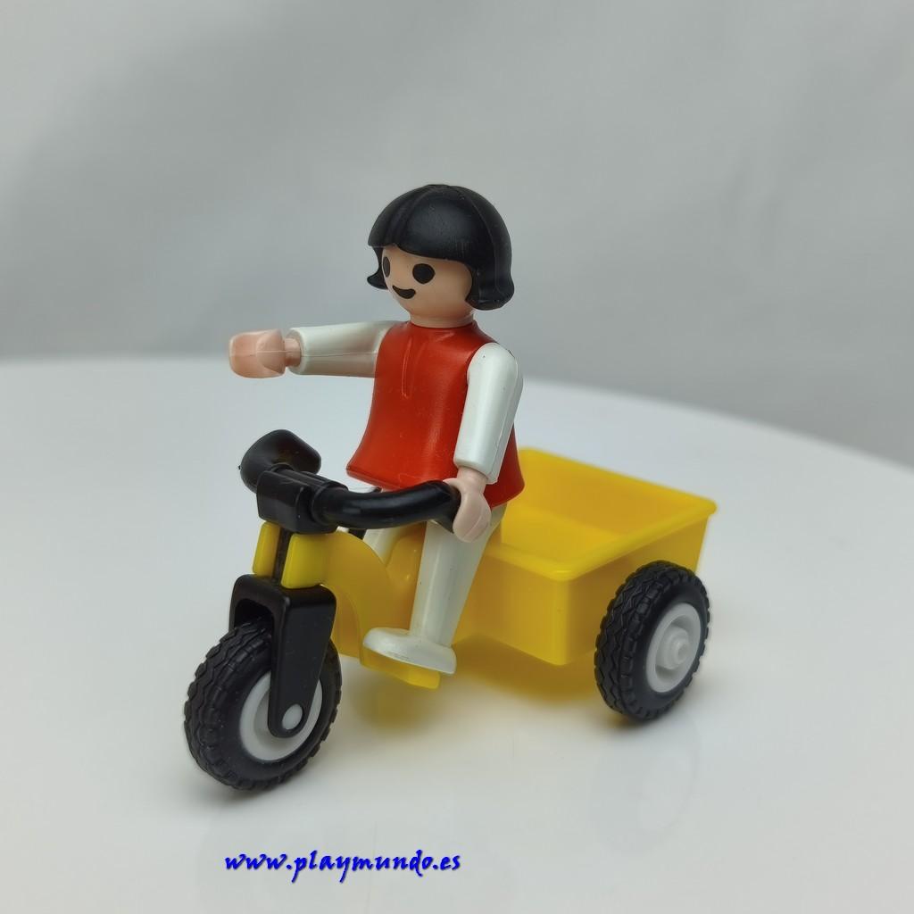 PLAYMOBIL 3359 NIÑA CON TRICICLO (AÑO 1982)