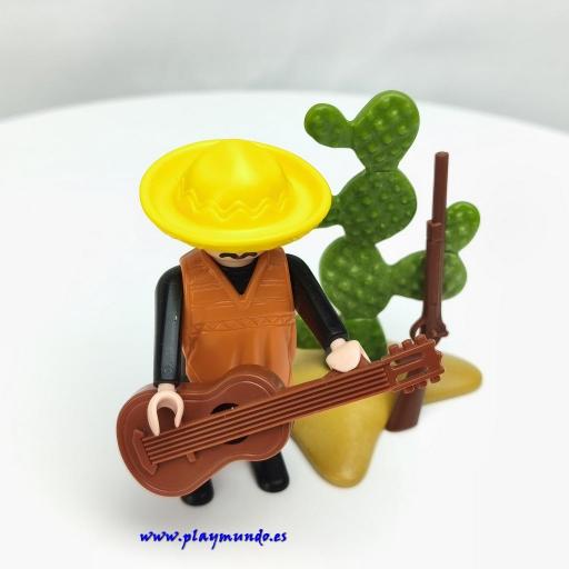 PLAYMOBIL 3384 MEXICANO CON GUITARRA - MARIACHI (AÑO 1988 - 1990) [1]