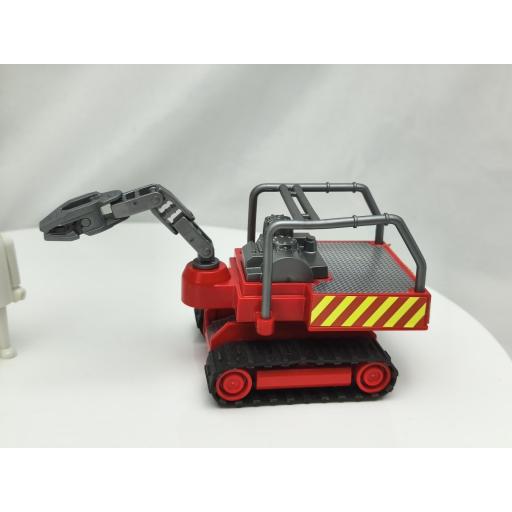 PLAYMOBIL  VEHICULO BOMBEROS POLICIA ROBOT CON BRAZO [3]