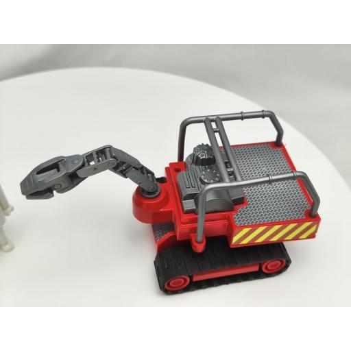 PLAYMOBIL  VEHICULO BOMBEROS POLICIA ROBOT CON BRAZO [2]