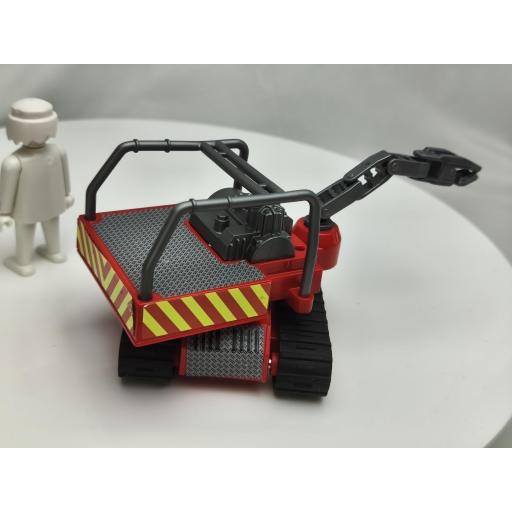 PLAYMOBIL  VEHICULO BOMBEROS POLICIA ROBOT CON BRAZO [1]