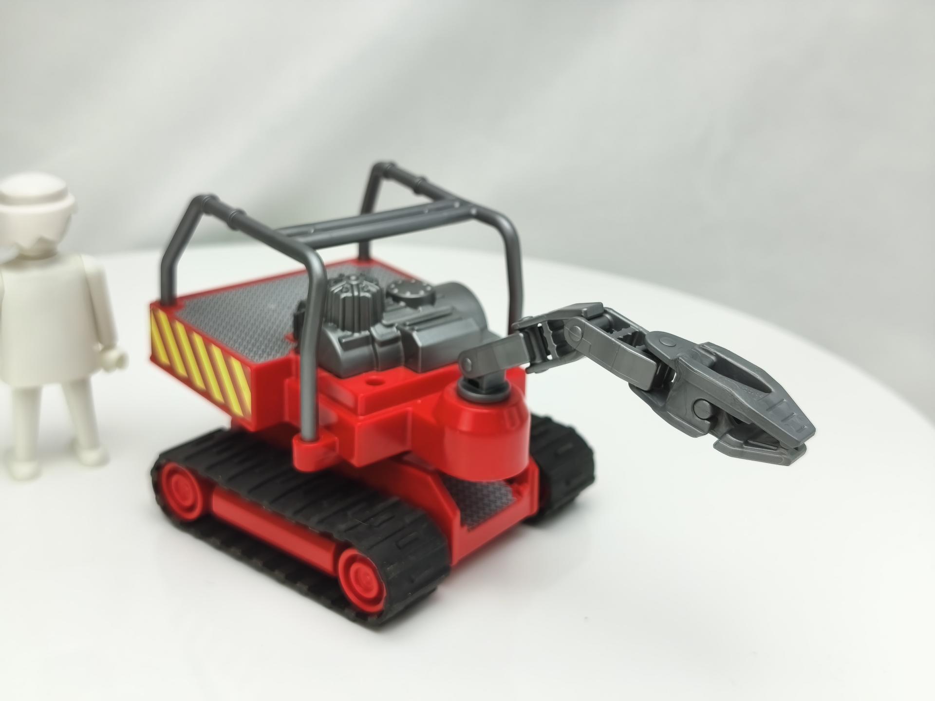 PLAYMOBIL VEHICULO BOMBEROS POLICIA ROBOT CON BRAZO