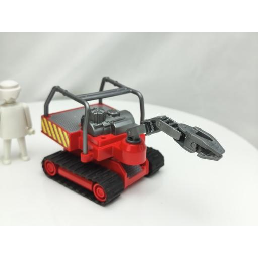 PLAYMOBIL  VEHICULO BOMBEROS POLICIA ROBOT CON BRAZO [0]