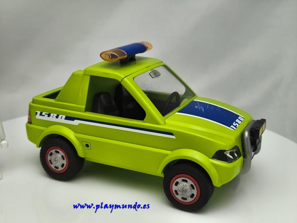 PLAYMOBIL COCHE VEHICULO VERDE (ver descripcion)