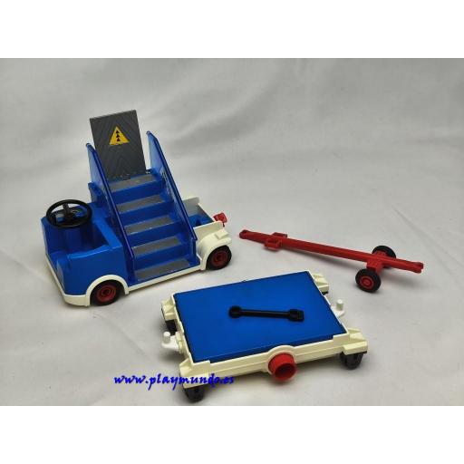 PLAYMOBIL VEHICULO AEROPUERTO CON ACCESORIOS (LEER DESCRIPCION) [3]