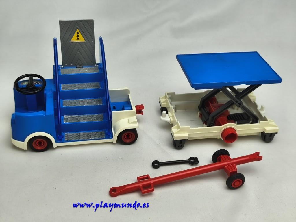 PLAYMOBIL VEHICULO AEROPUERTO CON ACCESORIOS (LEER DESCRIPCION)
