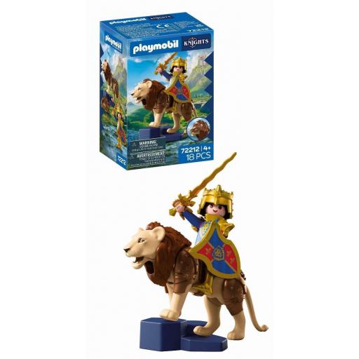 PLAYMOBIL 72212 LEON CON CABALLERO DORADO [0]