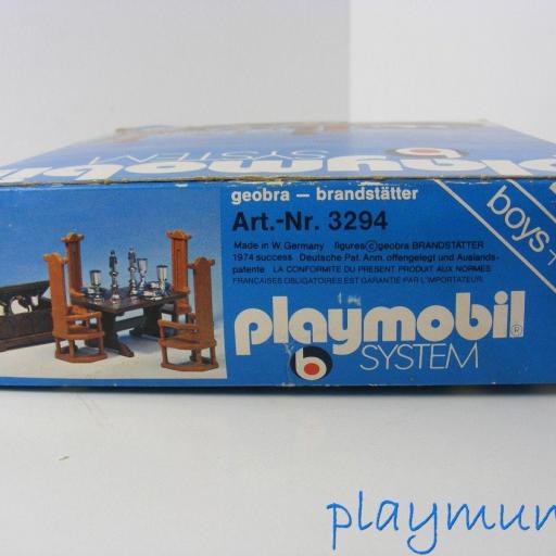 PLAYMOBIL 3294 MOBILIARIO MEDIEVAL (AÑO 1977) [3]