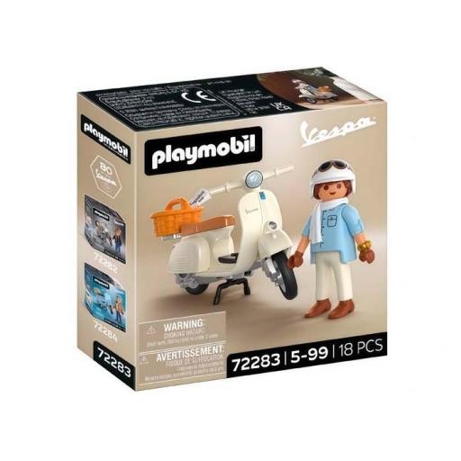 PLAYMOBIL 72283 VESPA 80º ANIVERSARIO: ESTILO CLASICO