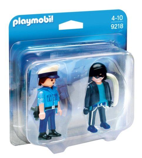 PLAYMOBIL 9218 DUO PACK POLICIA Y LADRON