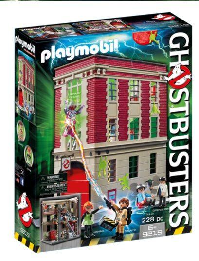 PLAYMOBIL 9219 Cuartel Parque de Bomberos Ghostbusters
