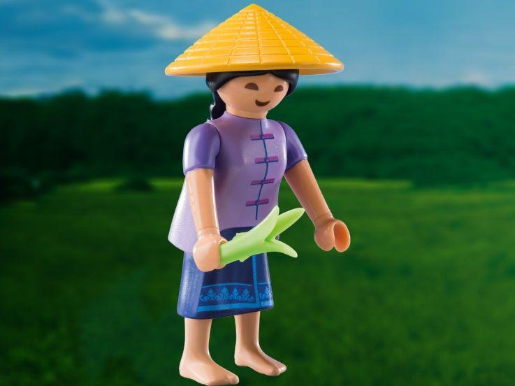 Playmobil Figuras étnico asiático buenas condiciones japonés, chino Repuesto personas