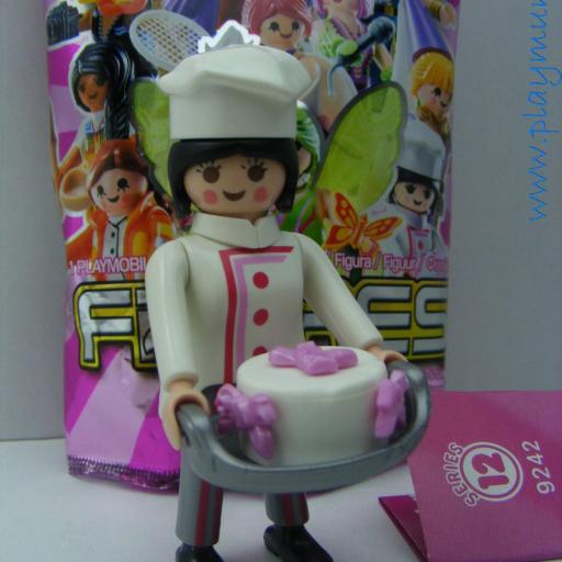 PLAYMOBIL SERIE 12 CHICAS COCINERA [0]