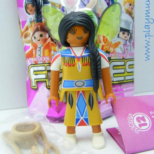 PLAYMOBIL SERIE 12 CHICAS MUJER INDIA [0]