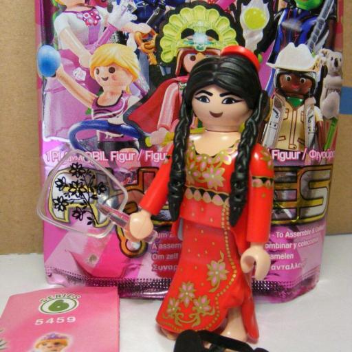 PLAYMOBIL SERIE 6 CHICAS MUJER ASIATICA MONGOLIA [0]