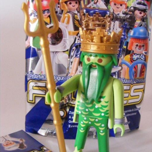 PLAYMOBIL SERIE 7 CHICOS NEPTUNO MITOLOGIA REY TRITON [0]