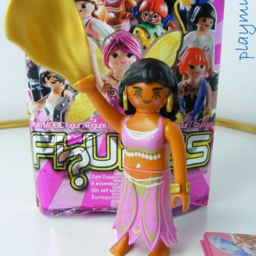 PLAYMOBIL SERIE 8 FIGURES CHICAS MUJER ARABE BAILE DE LOS VELOS [0]