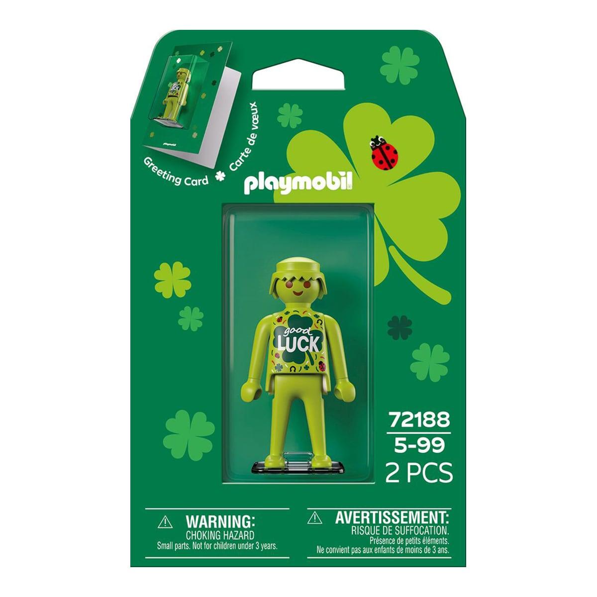PLAYMOBIL 72188 TARJETA DE FELICITACION MUCHA SUERTE