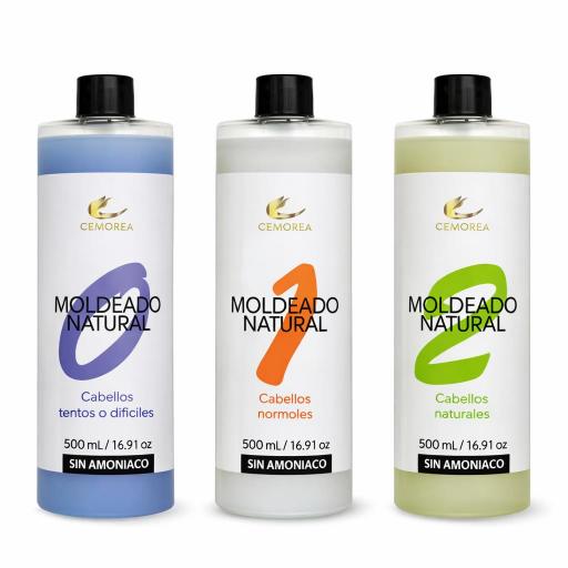 Permanente moldeado natural Numero 0 cabellos lacios o dificiles 500ml Xhanon