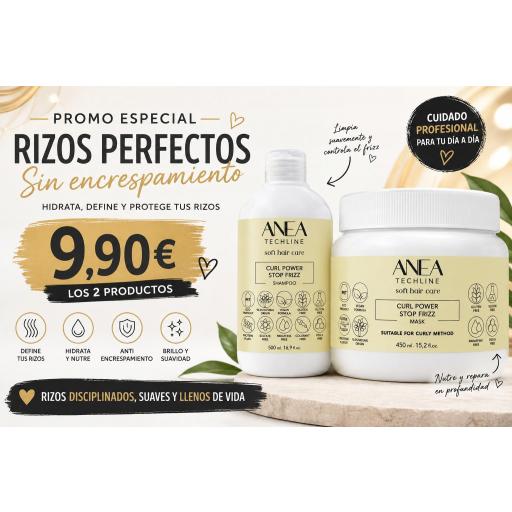 Anea Techline Champú Método Curly 450ml + mascarilla curly 450ml [0]