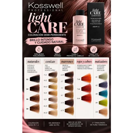 Coloracion Acida Light Care 2.0 60ml Kosswell [2]