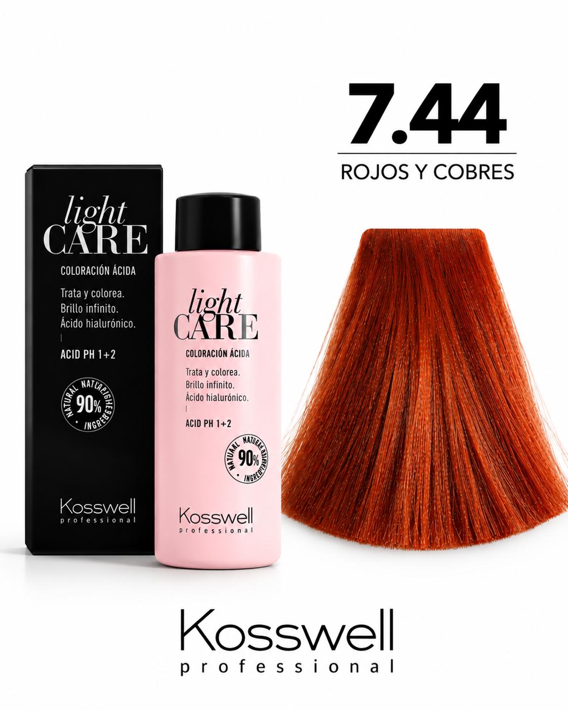 Coloracion Acida Light Care 7.44 60ml Kosswell