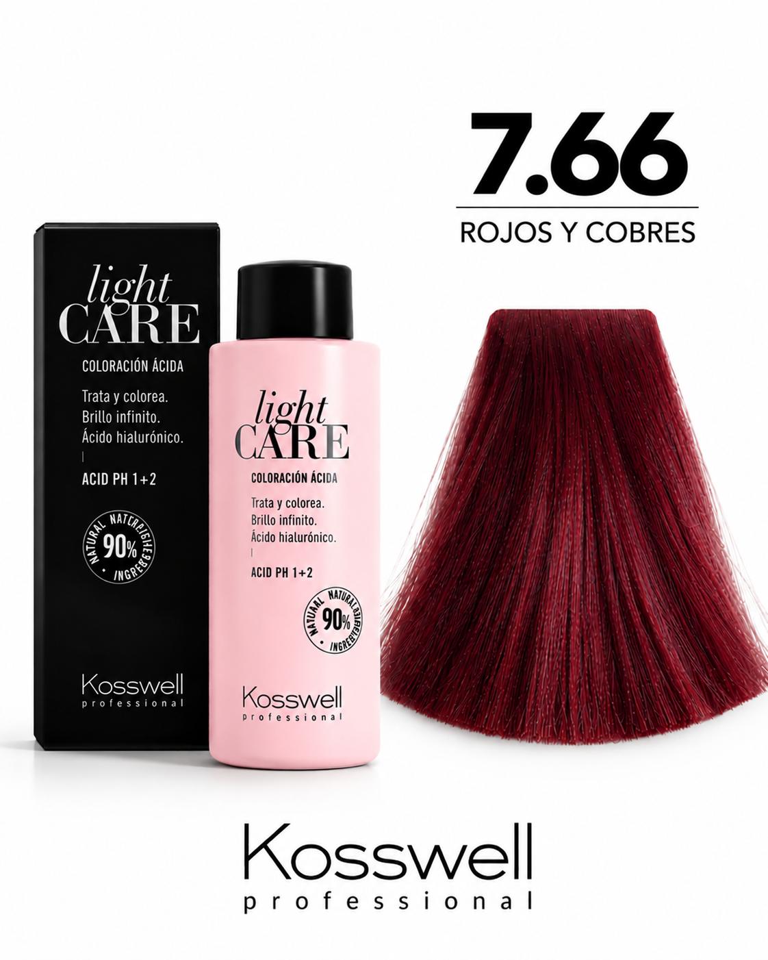 Coloracion Acida Light Care 7.66 60ml Kosswell