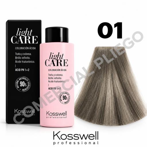 Coloracion Acida Light Care 01 60ml Kosswell