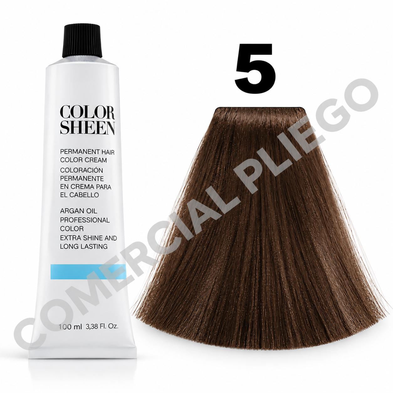 Tinte 5 Castaño Claro Color Sheen 100ml