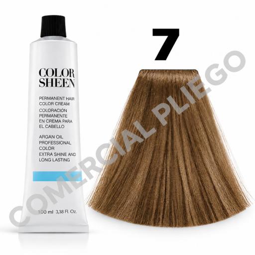 Tinte 7 Rubio Medio Color Sheen 100ml