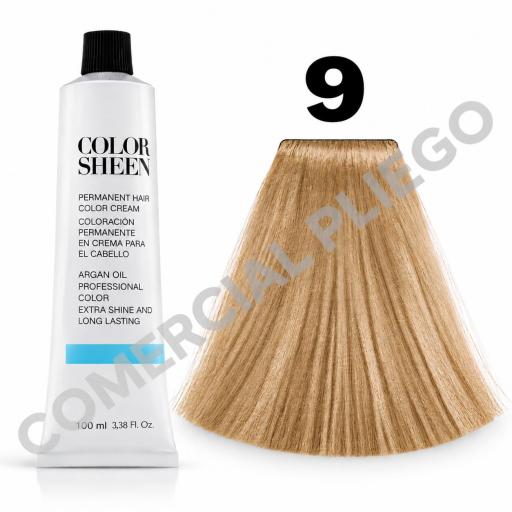 Tinte 9 Rubio Muy Claro Color Sheen 100ml