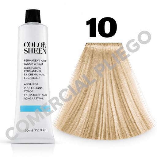 Tinte 10 Rubio Extraclaro Color Sheen 100ml