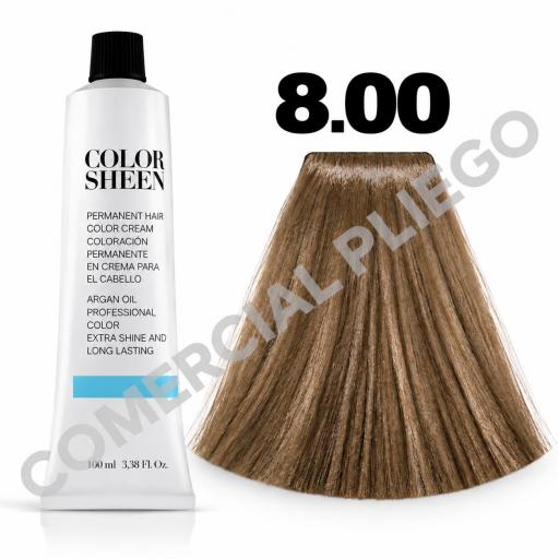 Tinte 8.00 Rubio Claro Intenso Color Sheen 100ml