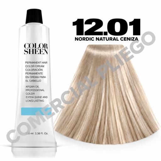 Tinte 12.01 Nordico Natural Ceniza Color Sheen 100ml