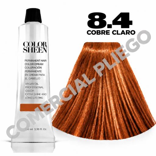 Tinte 8.4 Cobre Claro Color Sheen 100ml