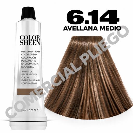 Tinte 6.14 Avellana Medio Color Sheen 100ml