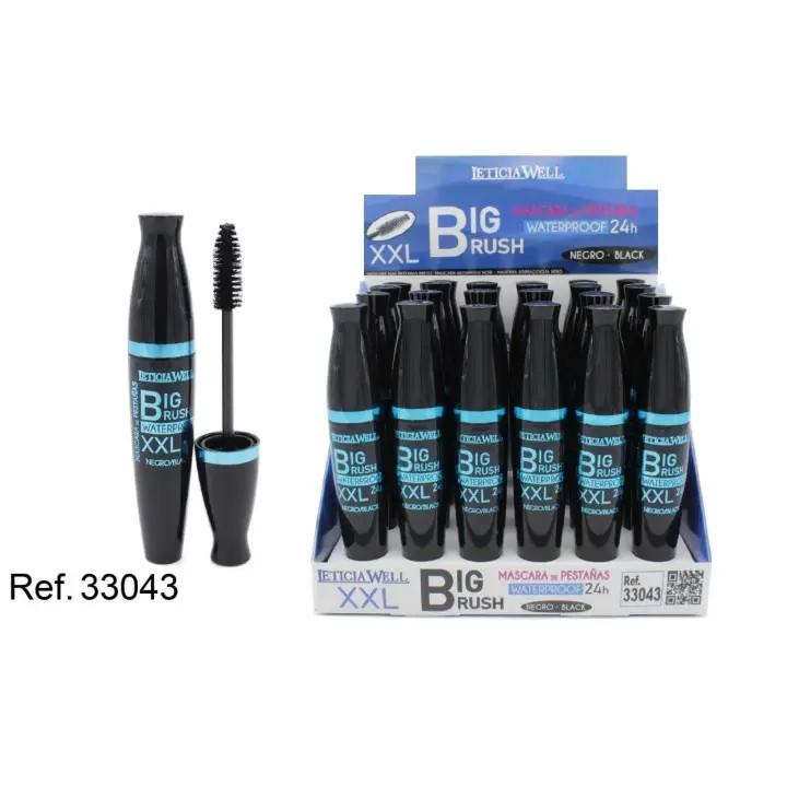 MASCARA 24H NGR BIG BRUSH 24/U 33043 L.W LETICIA WELL
