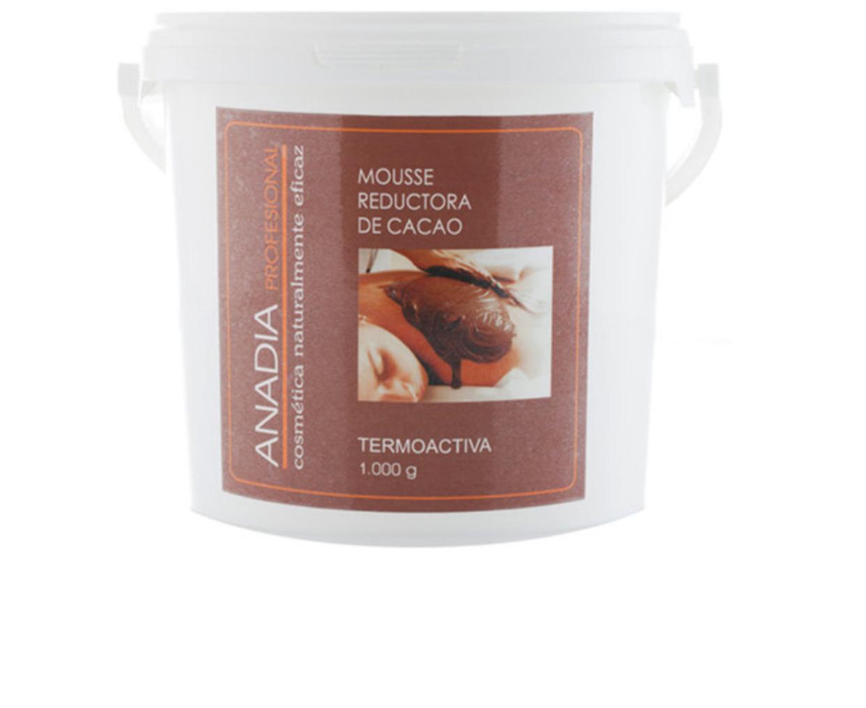 Mousse reductora de cacao 1000g Anadia