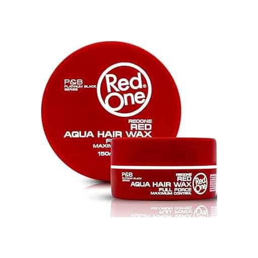 Red One Full Force Aqua Hair Wax Red 150ml