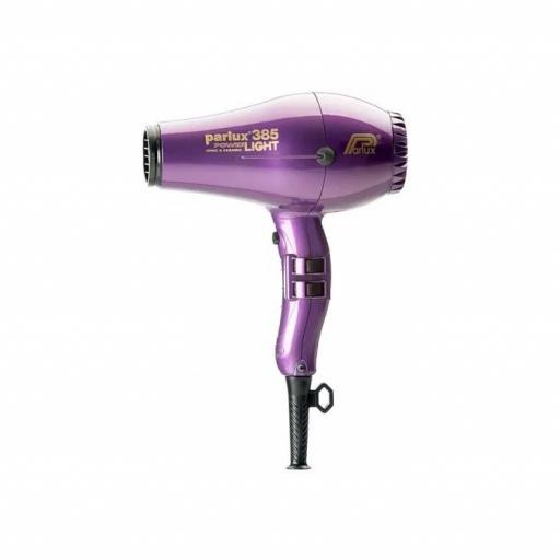Parlux Secador De Pelo 385 Powerlight Ionic Ceramic Púrpura