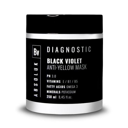 Mascarilla cabellos blancos/rubios Absoluk Diagnostic Black Violet 250ml