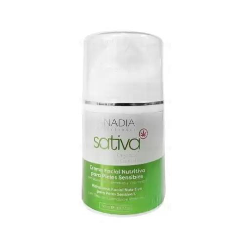 Crema facial nutritiva para pieles sensibles 50ml Sativa