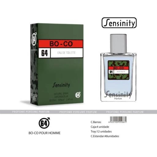 BO CO MEN 64 POUR HOMME SENSINITY