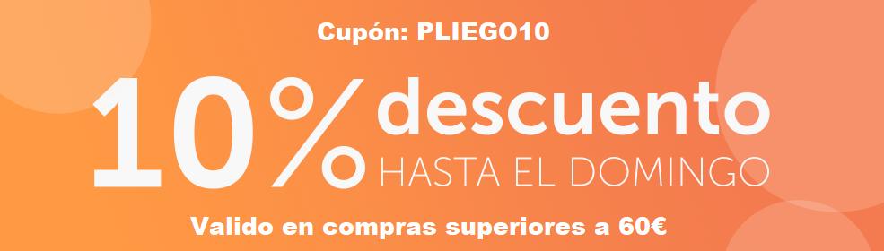 10% de descuento hasta el Domingo 
